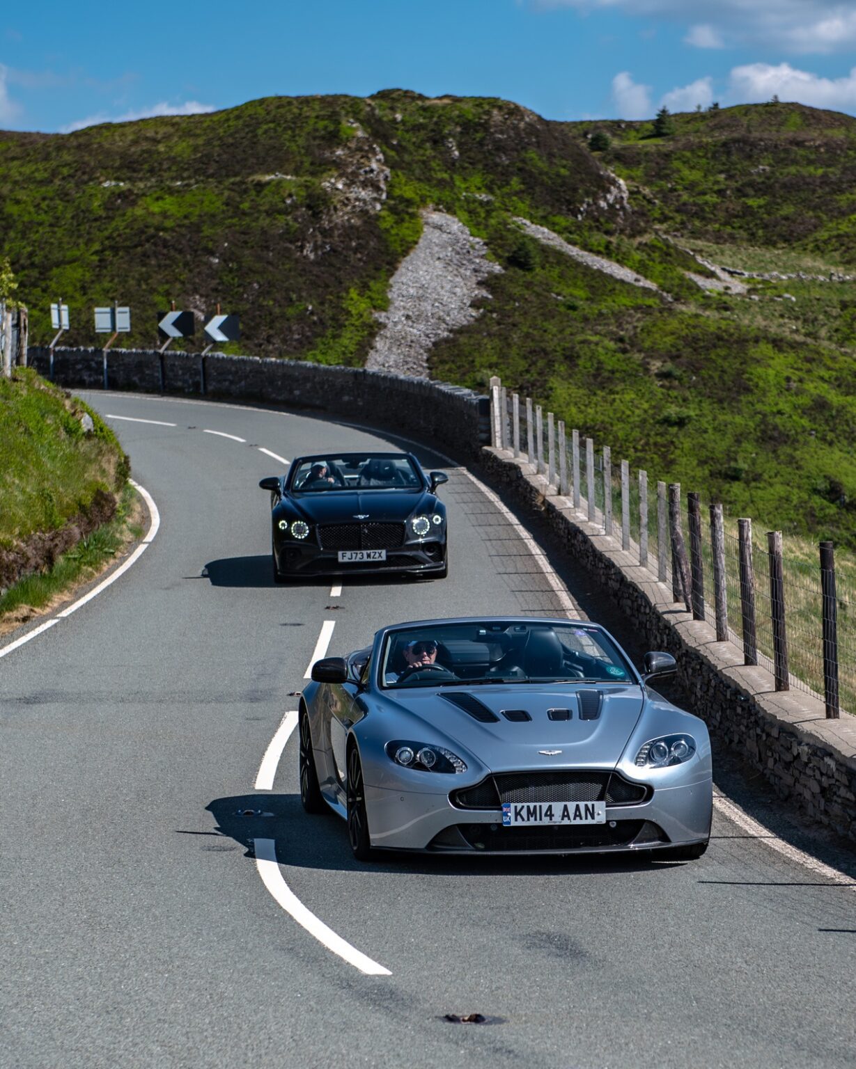 Driving tour route gt super car