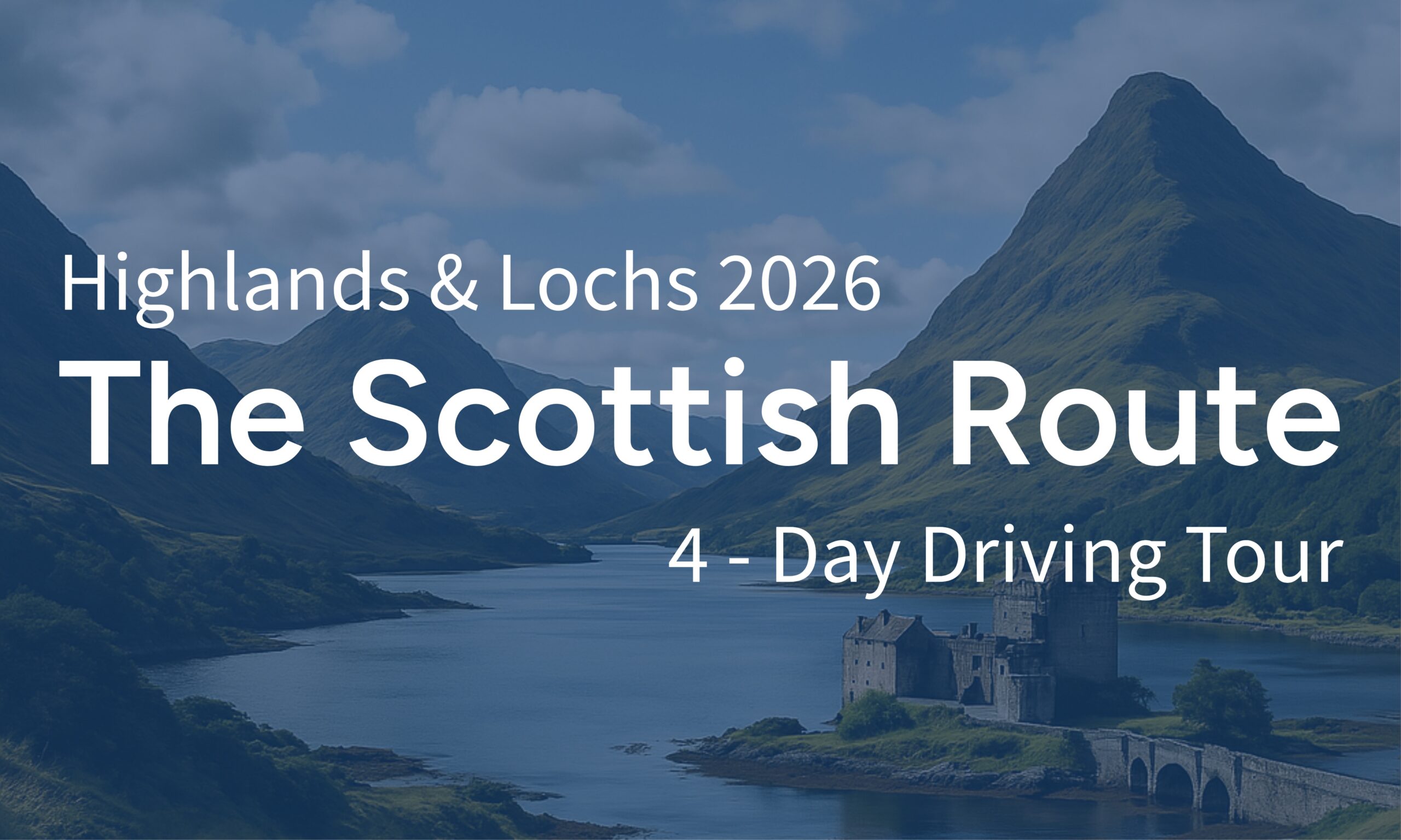 driving tour route gt the Scottish route