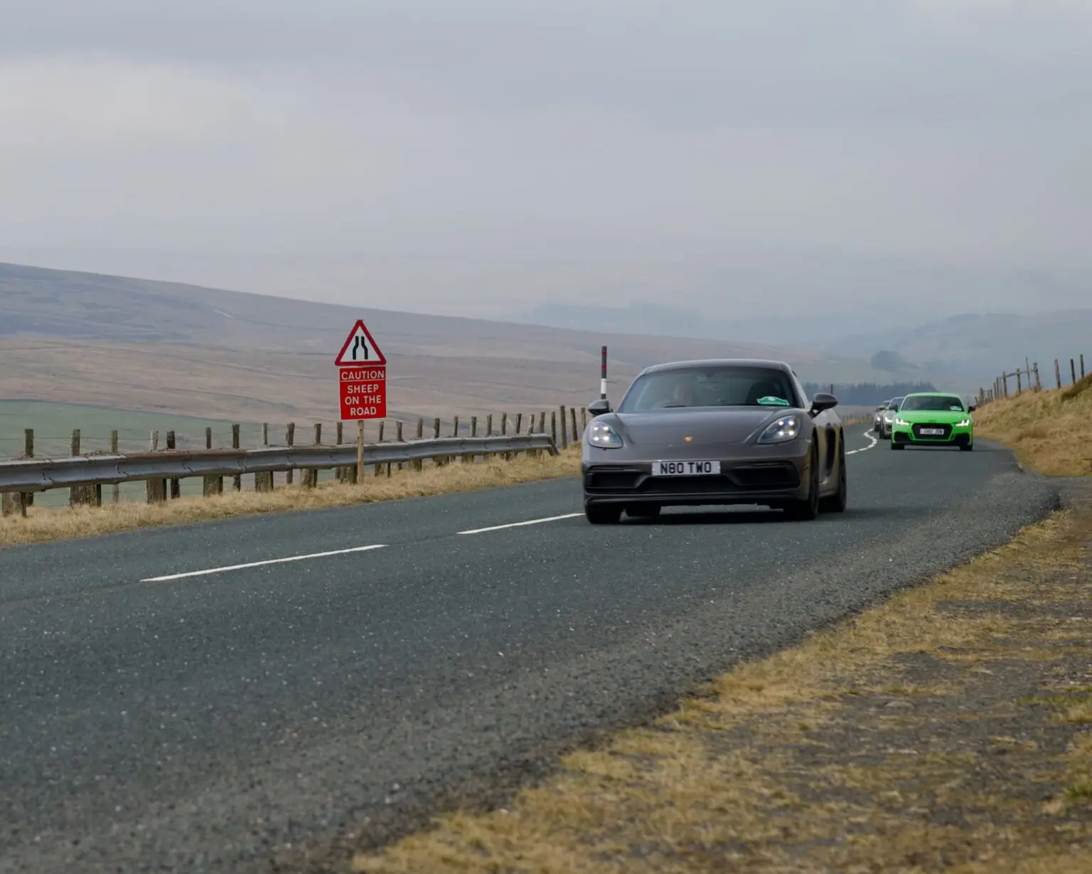 Route GT sports cars on a UK and European driving tour