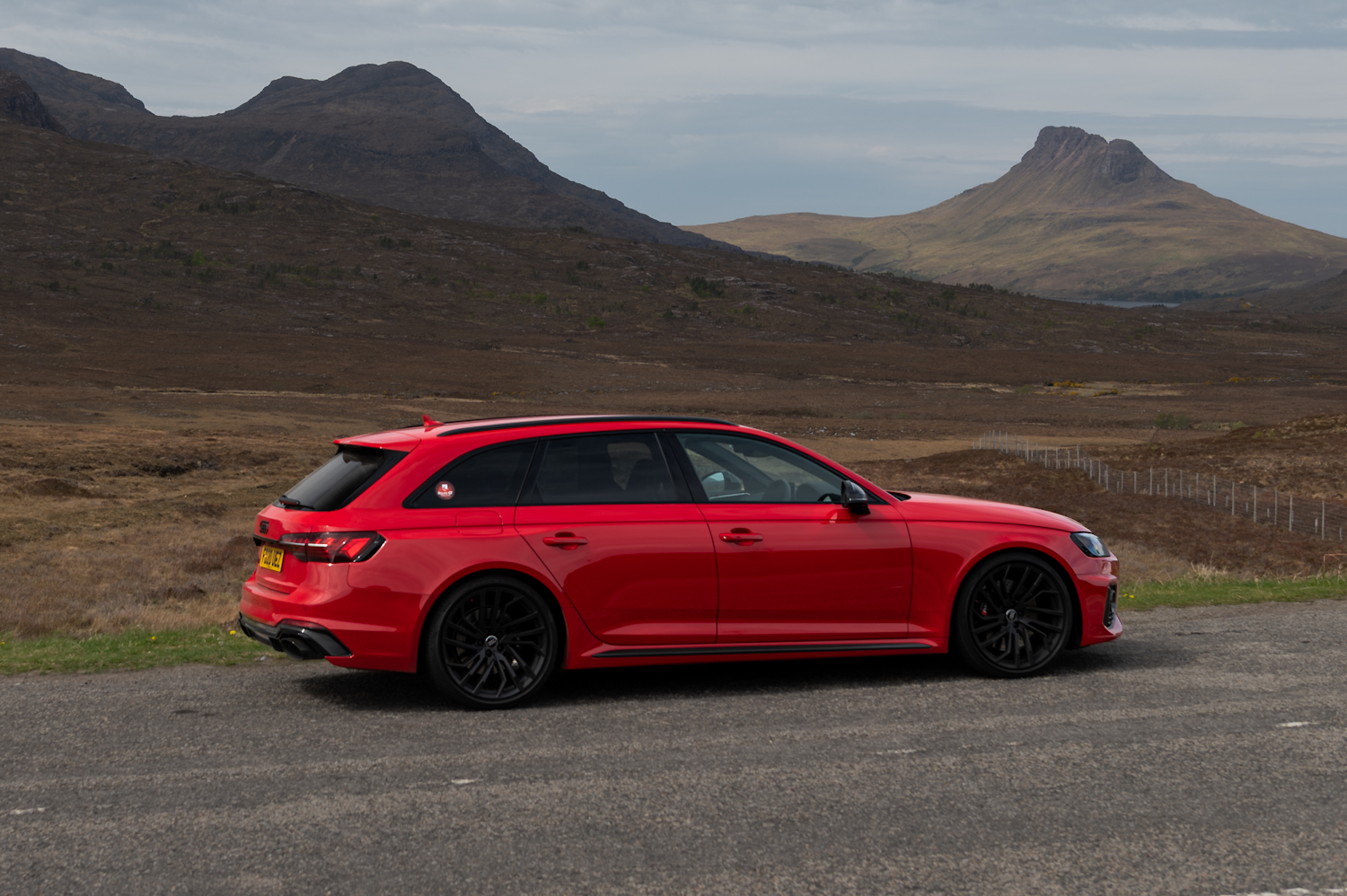 Route GT’s Audi RS4 Avant host car leading a supercar driving tour