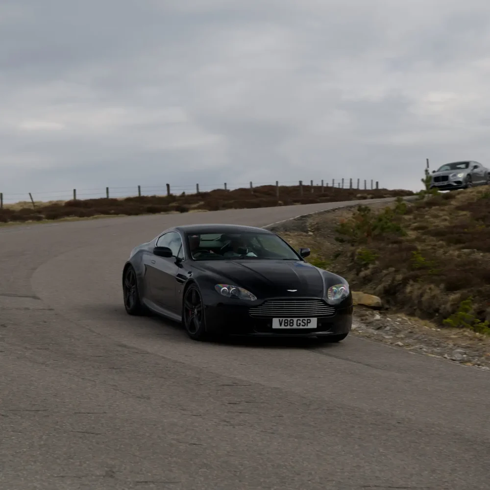 Route GT sports cars on a past Scottish Highlands driving tour